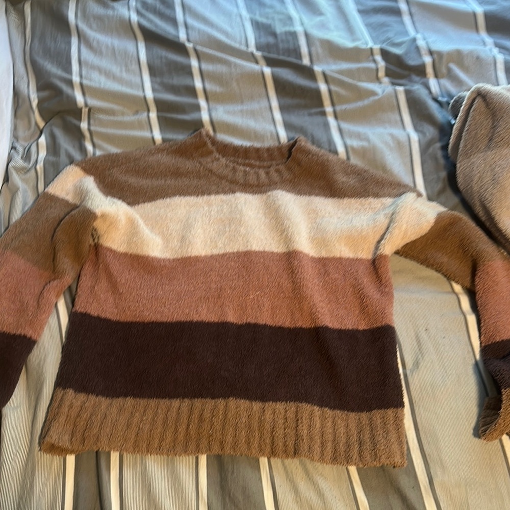 Striped Brown Sweater